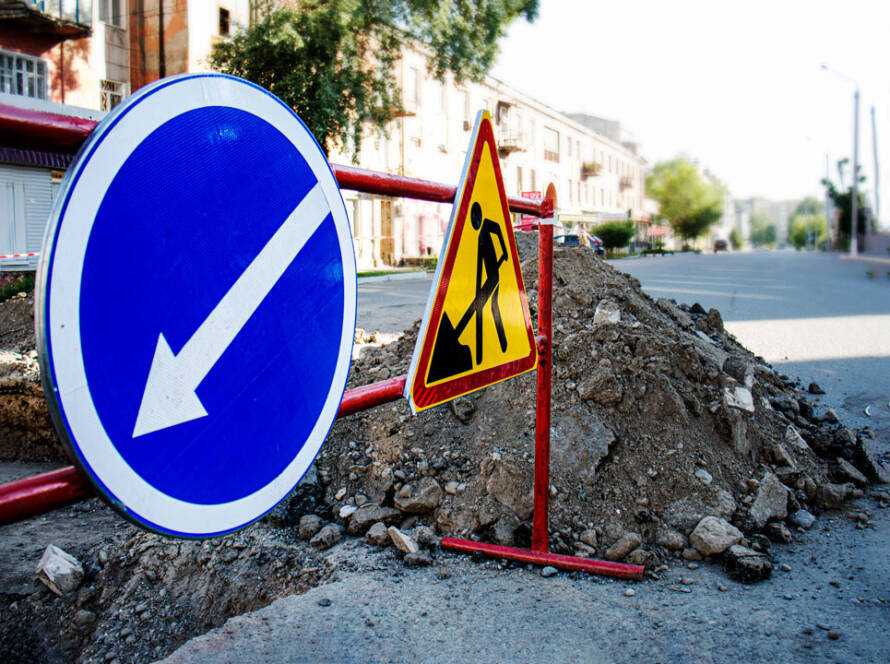 road repairs