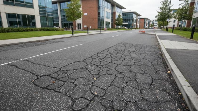 road surface failure UK