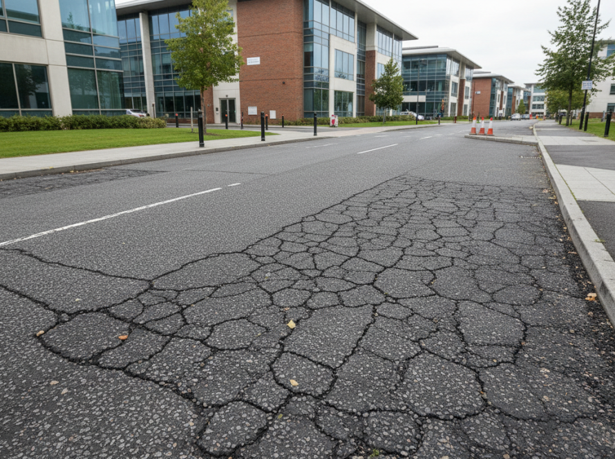 road surface failure UK