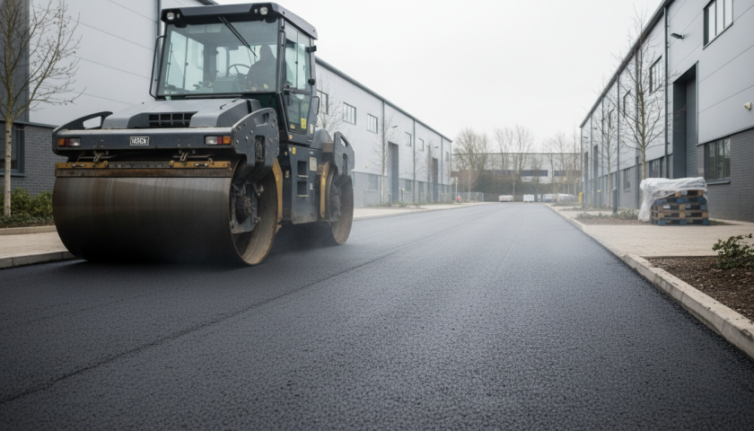road surfacing compaction UK