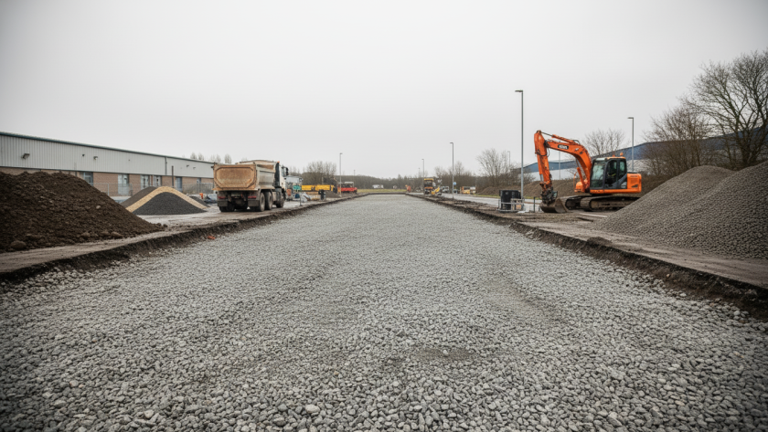 road surfacing ground preparation UK