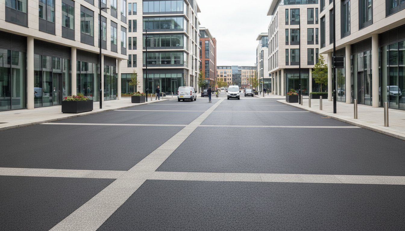 Shared Surface Approach Shared Surface Road Surfacing UK