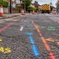 Why Do Road Crews Paint Marks on the Ground Before Resurfacing?